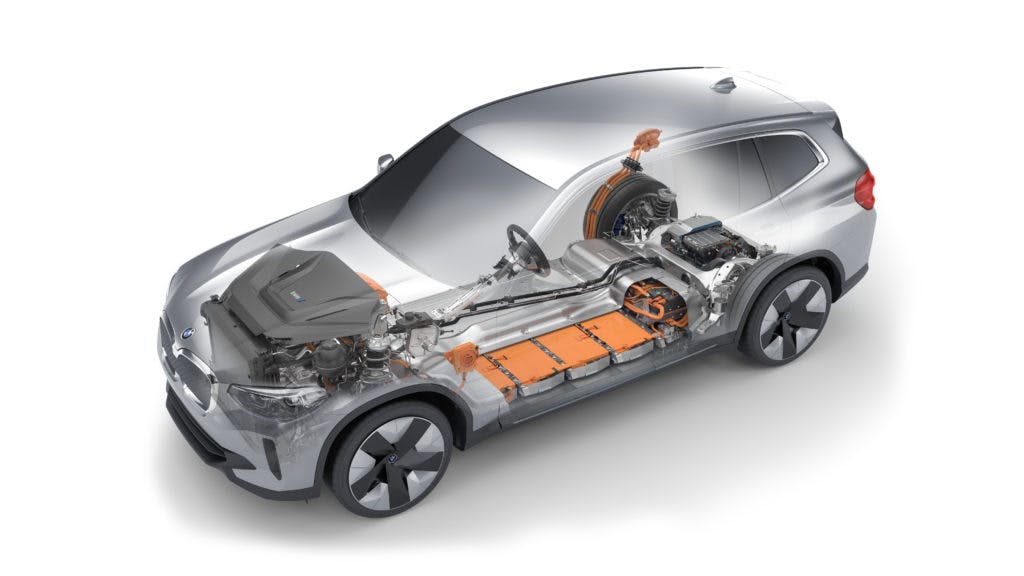 bmw ix3 inside the vehicle