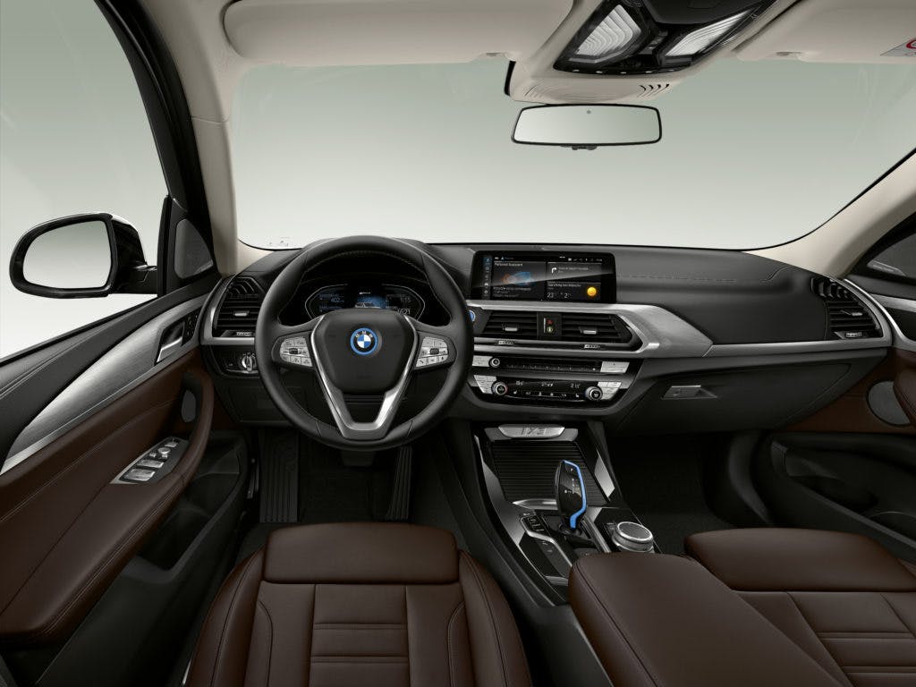 bmw ix3 interior steering wheel