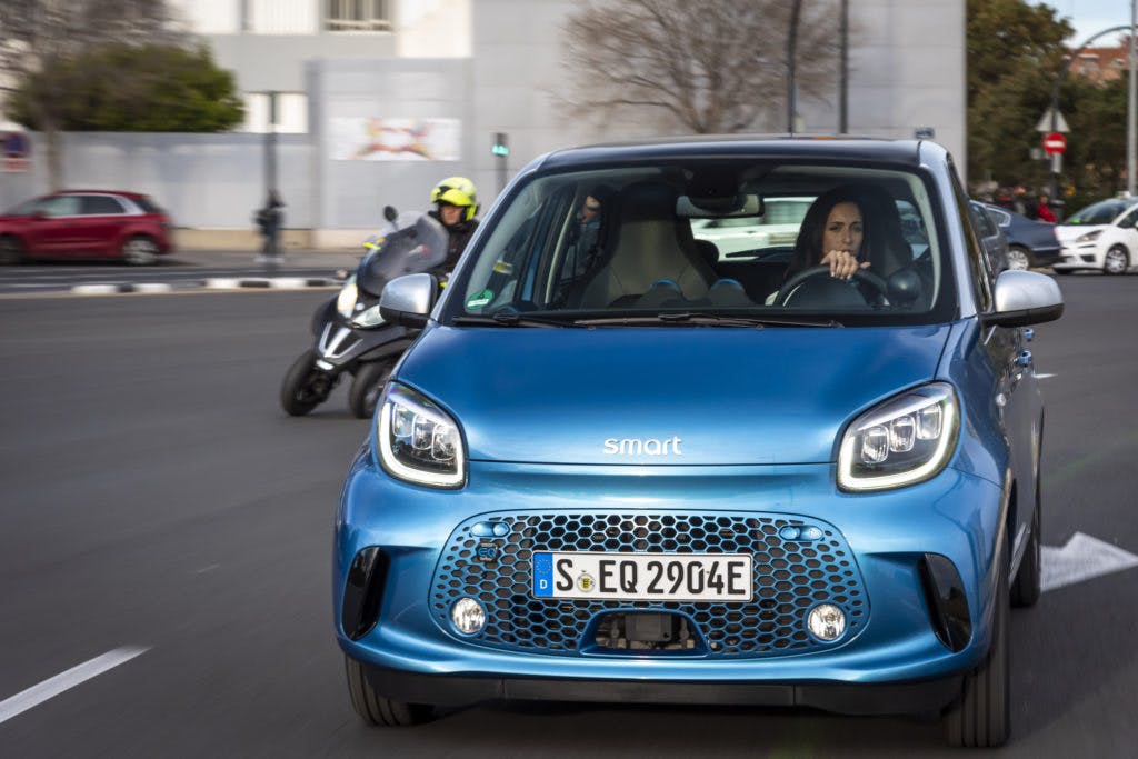 smart eq forfour top speed