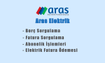 Aras Elektrik Fatura Sorgulama ve Fatura Ödeme 2022