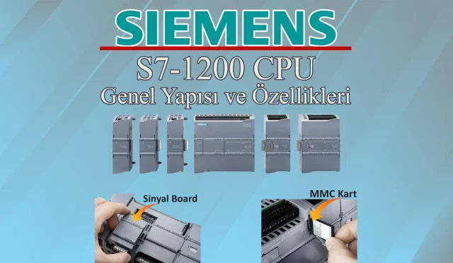Siemens S7 1200 PLC Genel Yapısı ve Özellikleri 20 Siemens SIMATIC S7 1200 PLC Genel Yapısı ve Özellikleri