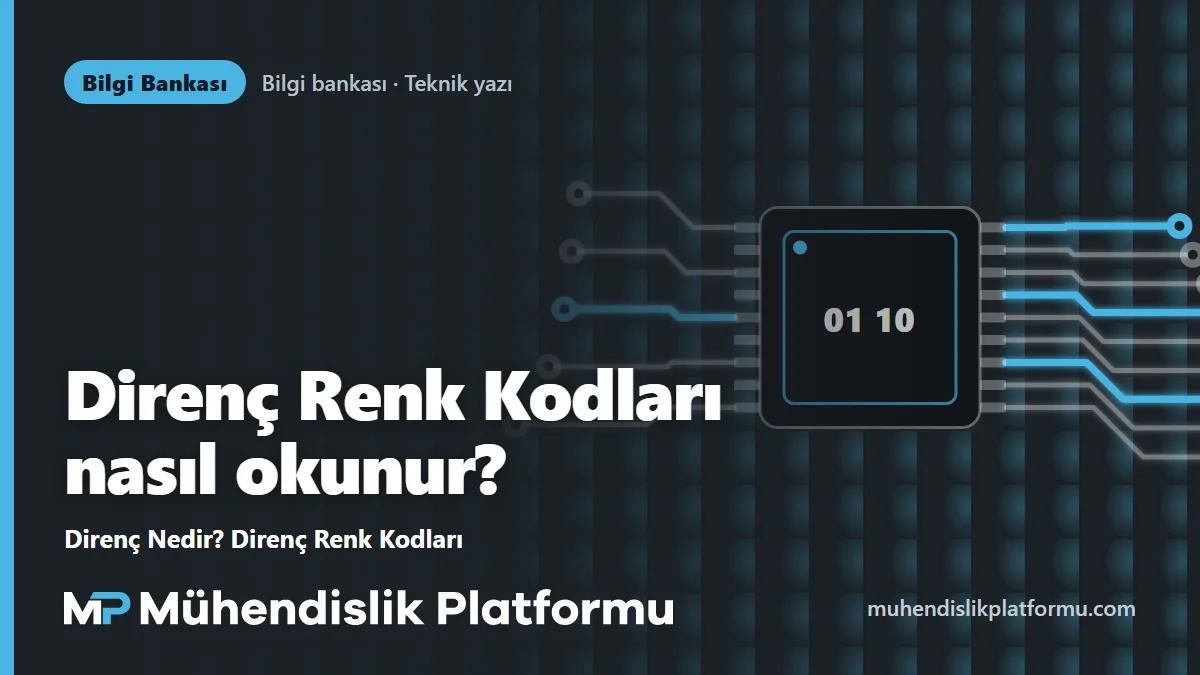 Direnç Nedir? Direnç Renk Kodları