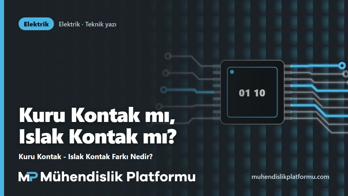 Kuru Kontak - Islak Kontak Farkı Nedir?