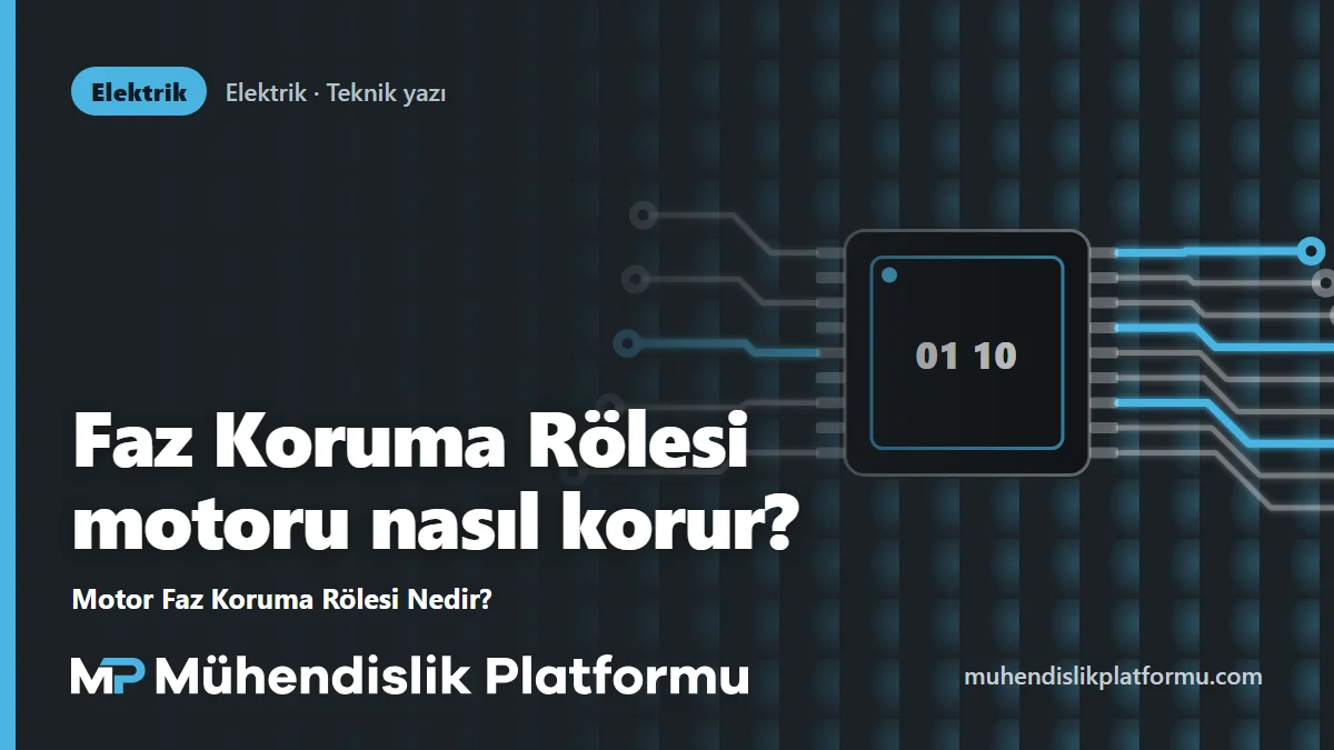 Motor Faz Koruma Rölesi Nedir?