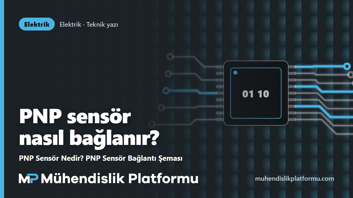 PNP Sensör Nedir? PNP Sensör Bağlantı Şeması