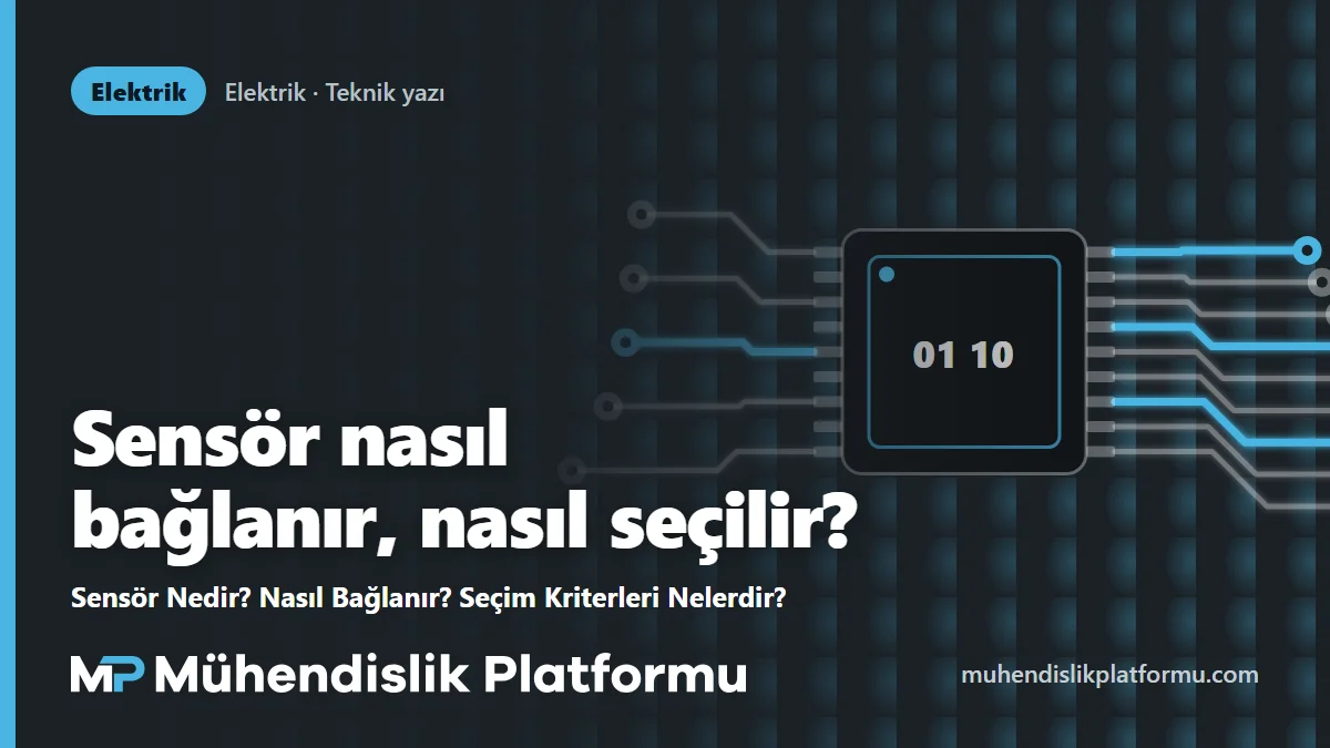 Sensör Nedir? Nasıl Bağlanır? Seçim Kriterleri Nelerdir?